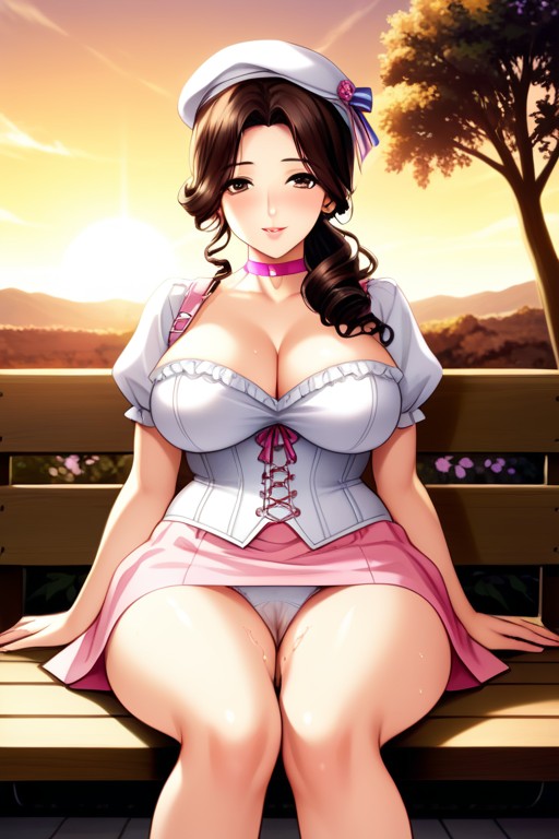 Curvy Body, Mouth Detail, Detailed Face Hentai AI Porn