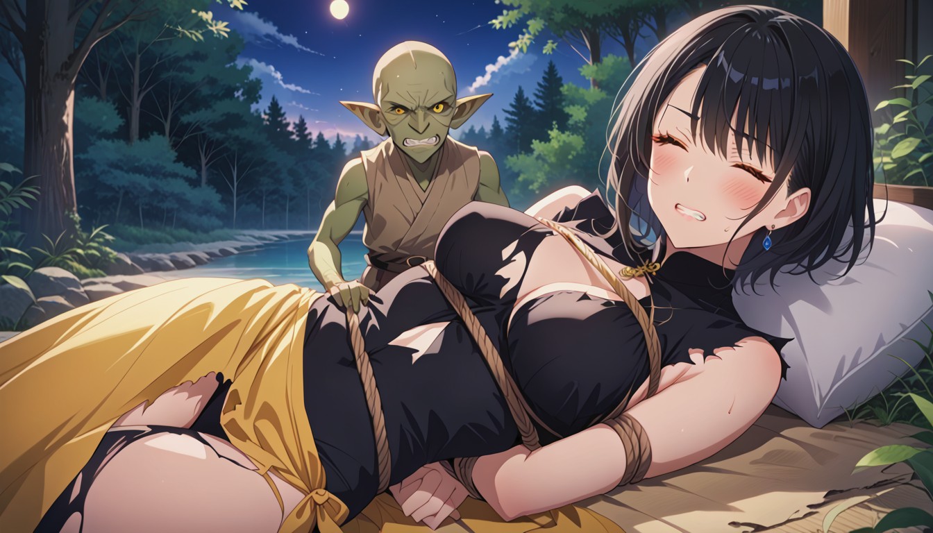 Laying, Side View, Forest Hentai AI Porn