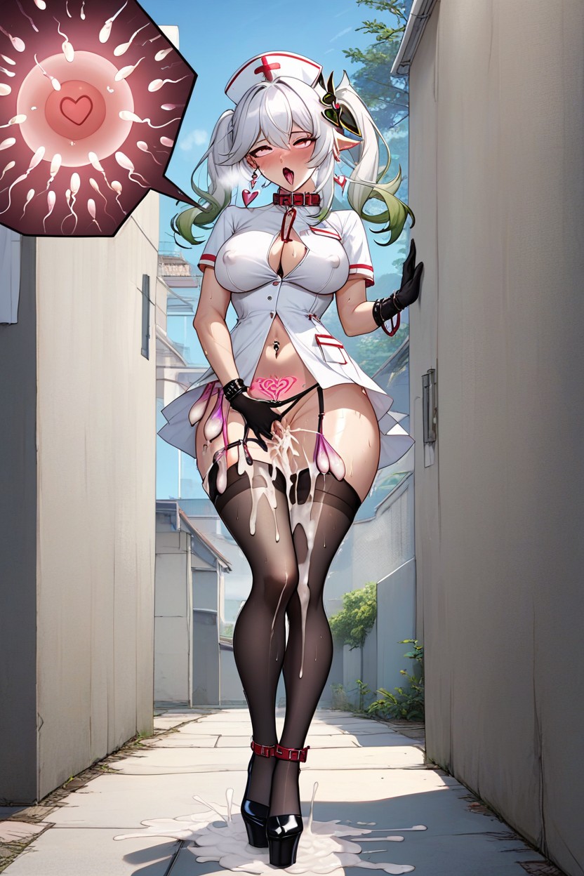 Dark Brown Skin, Female Masturbation, Diadem Hentai AI Porn