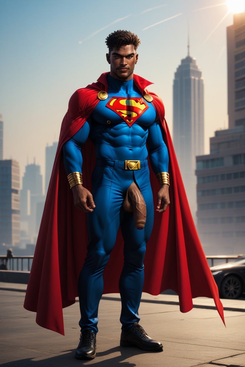 Chiseled Features, Black Hair, Muscular And Athletic Build AI Gay Porn
