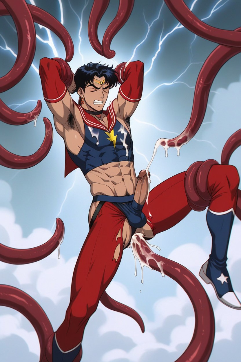 Earrings, 1 Person, Sailor Uniform AI Gay Porn