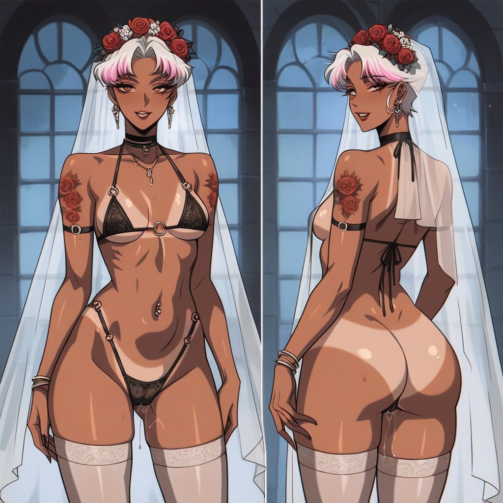 Spreading Legs, Classic Anime Style, Wet Pussy Hentai AI Porn