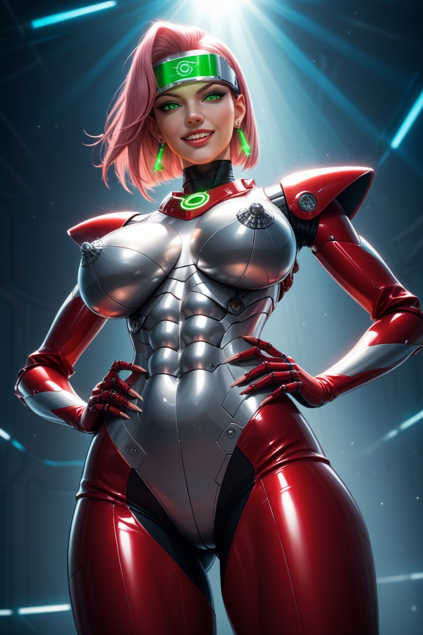 Hair, Fit, Shiny Diamond Earrings And Necklace AI Porn