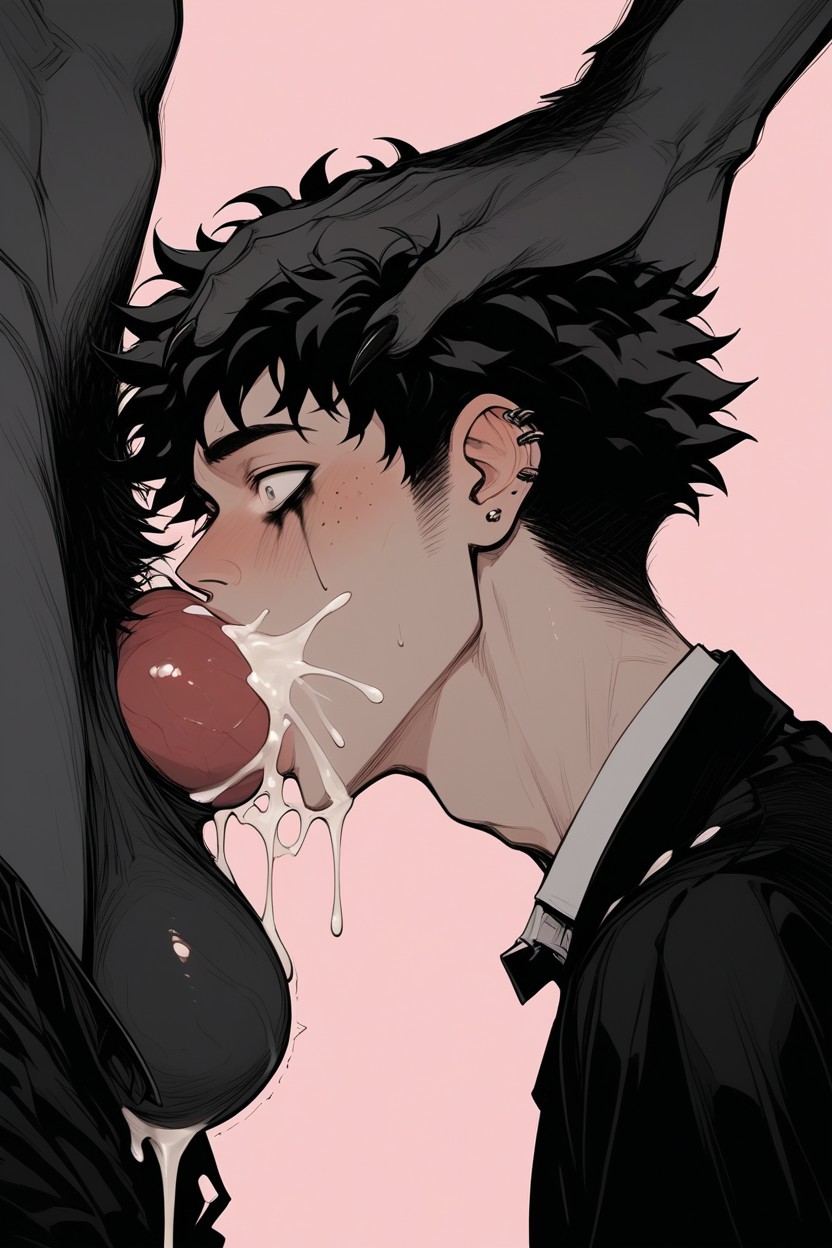 Extreme Amount Of Cum, Man, Yaoi Hentai AI Porn