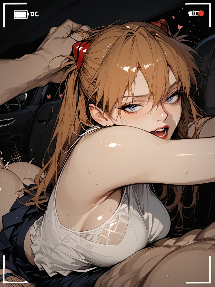 Large Breast, Open Wide Mouth, Camera View AI Porn