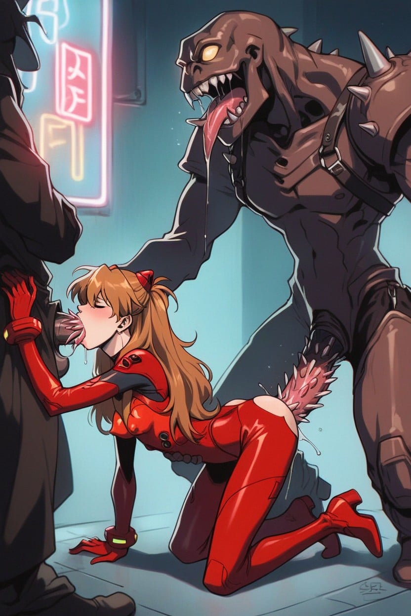 Doggystyle, Spitroasted, On All Fours Hentai AI Porn