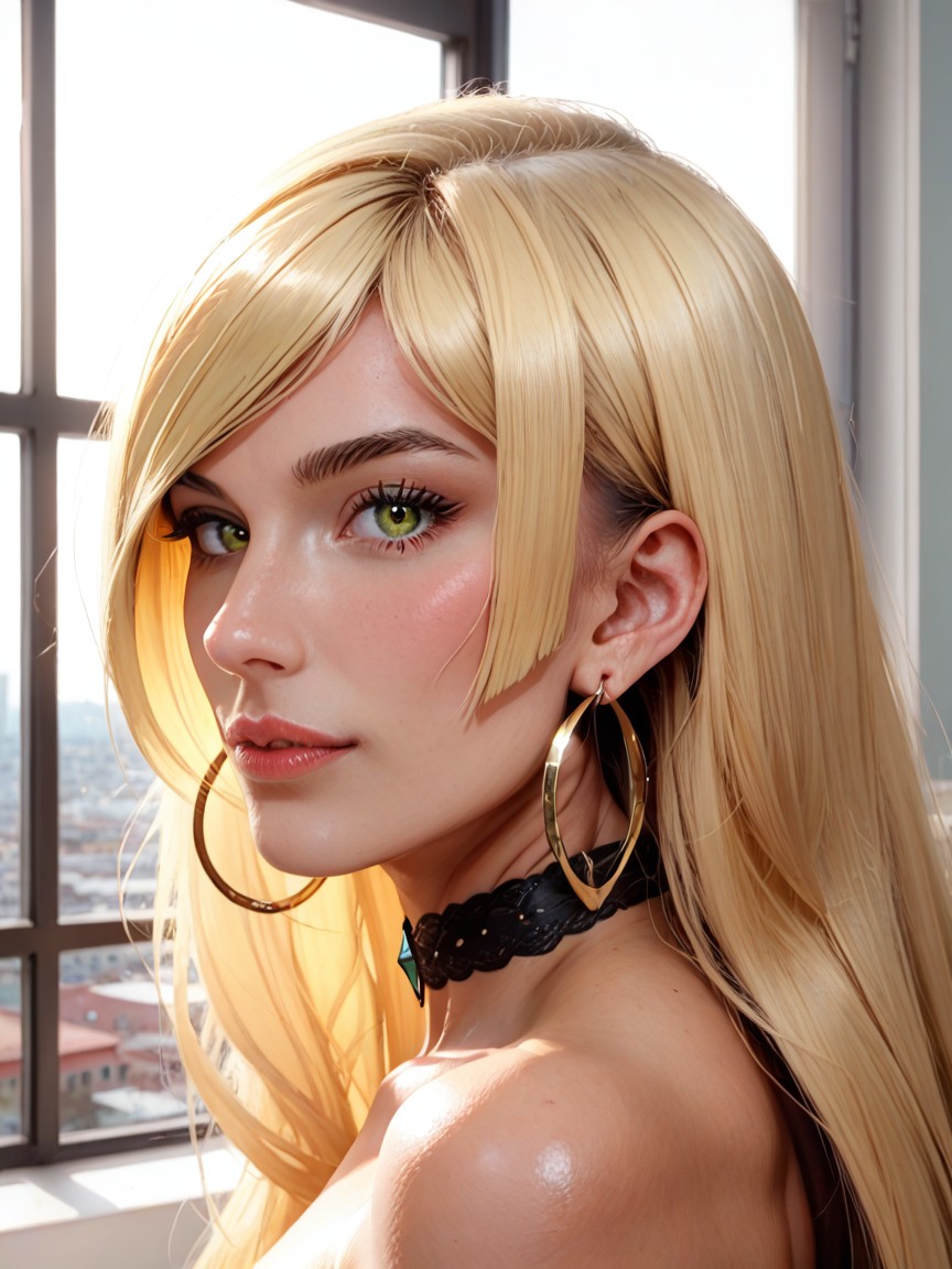 Hyper Detailed Eyes, Sweet, Bangle Bracelets AI Porn