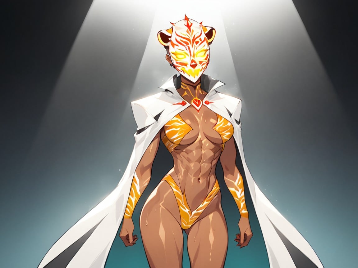 One Woman, 1 Persona, Squared Thighs Porno latina IA