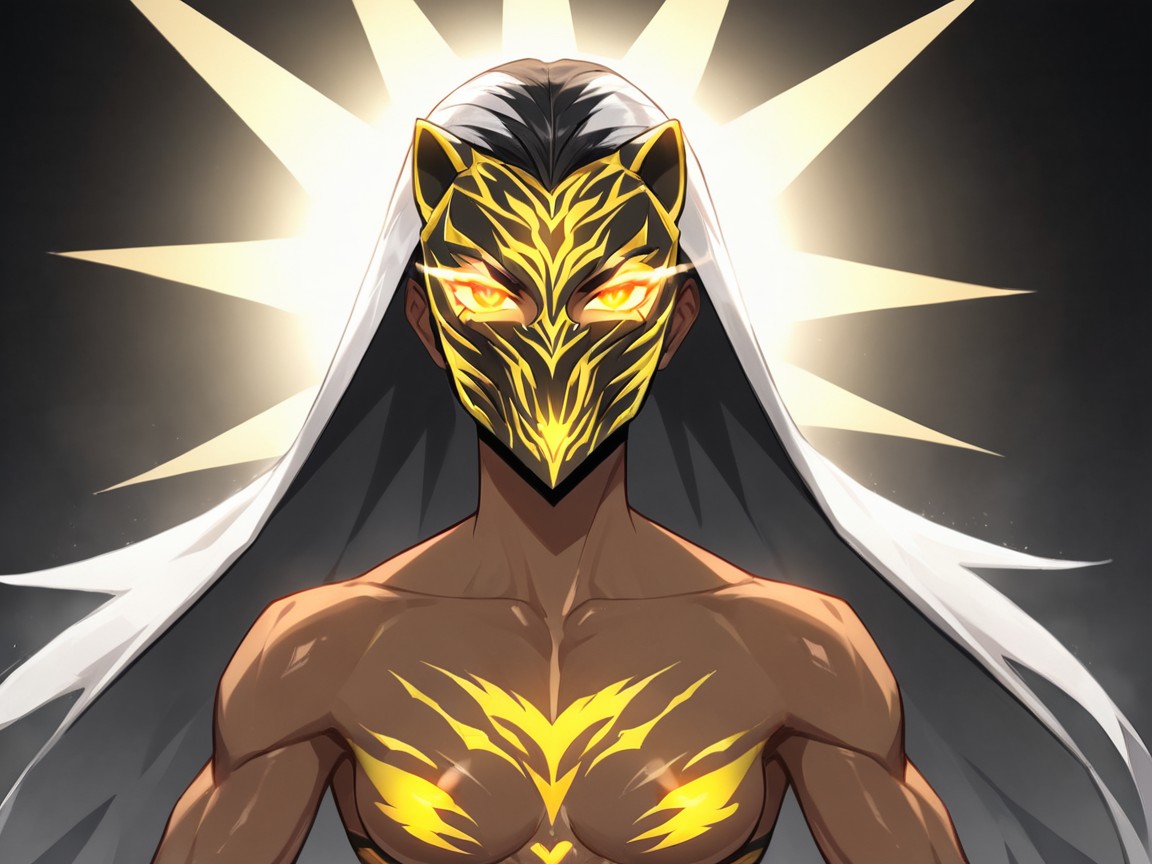 Bobcut, High Contrast Colors, Squared Torso Latina AI Porn