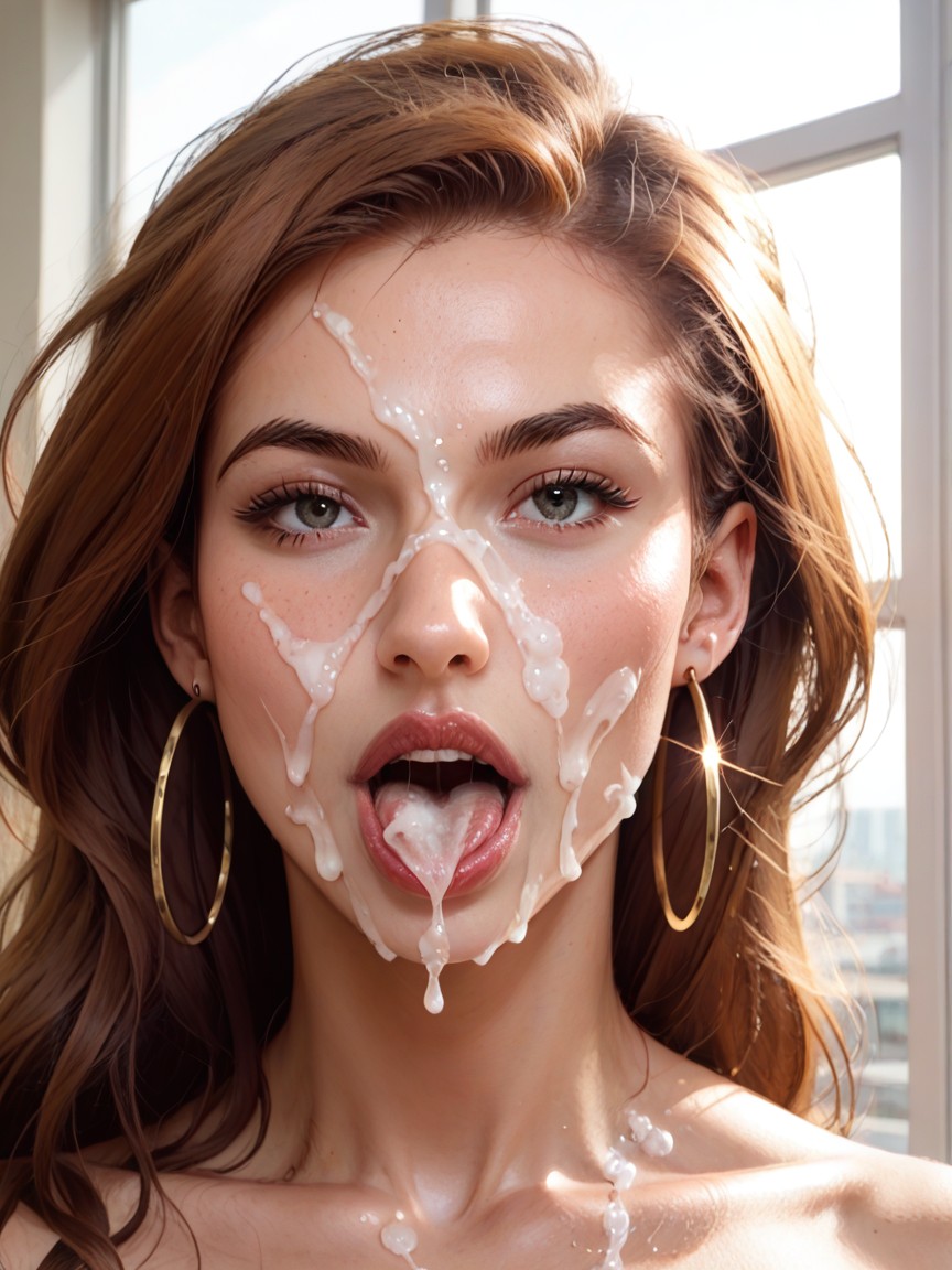 Naked, Glamor Makeup, Photorealism AI Porn