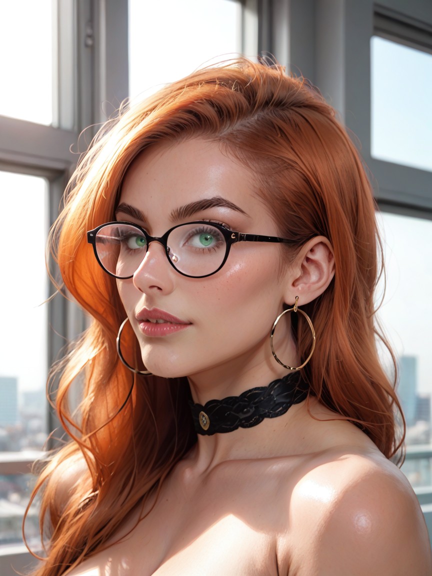 Perfect Hair, Penthouse, Bangle Bracelets AI Porn