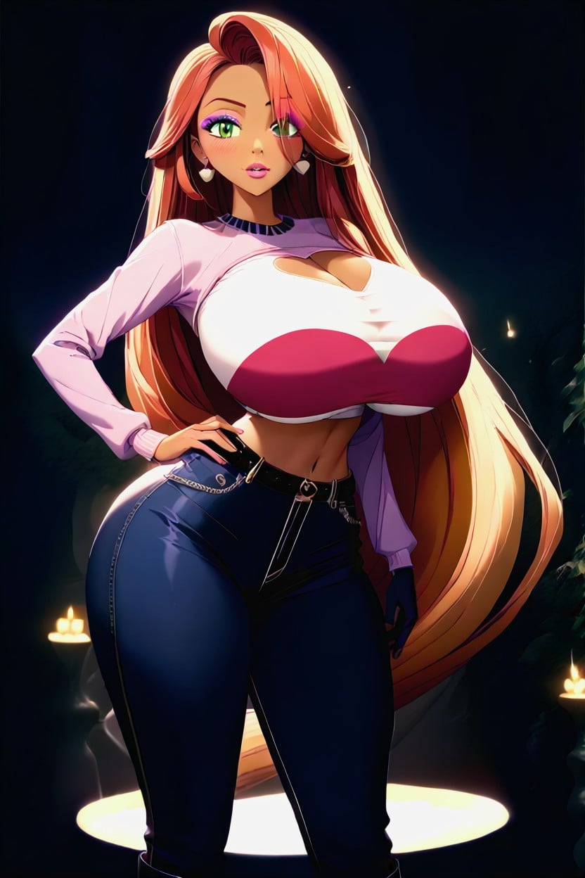 Hourglass, Black Boots, 25+ Hentai AI Porn
