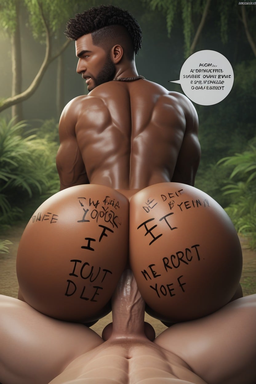 Riding, Masculine Bottom, Bottom In Control AI Gay Porn