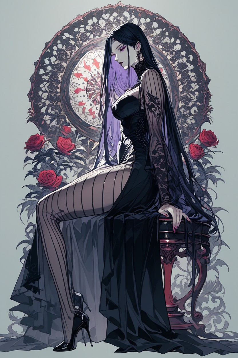 Black Lips, Top Down, And Obsidian Crown Hentai AI Porn