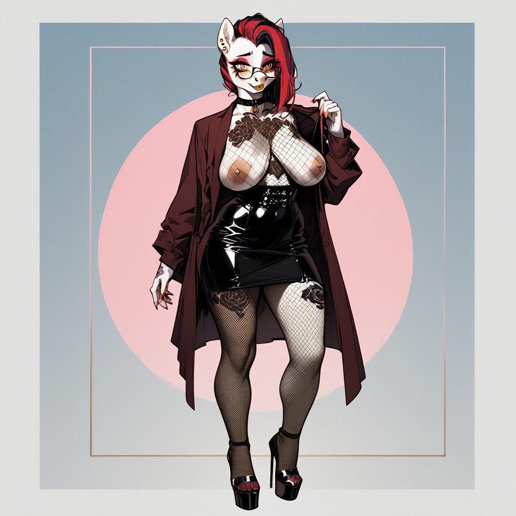 Sanduhr-figur, Model, 25+ Furry KI Porno
