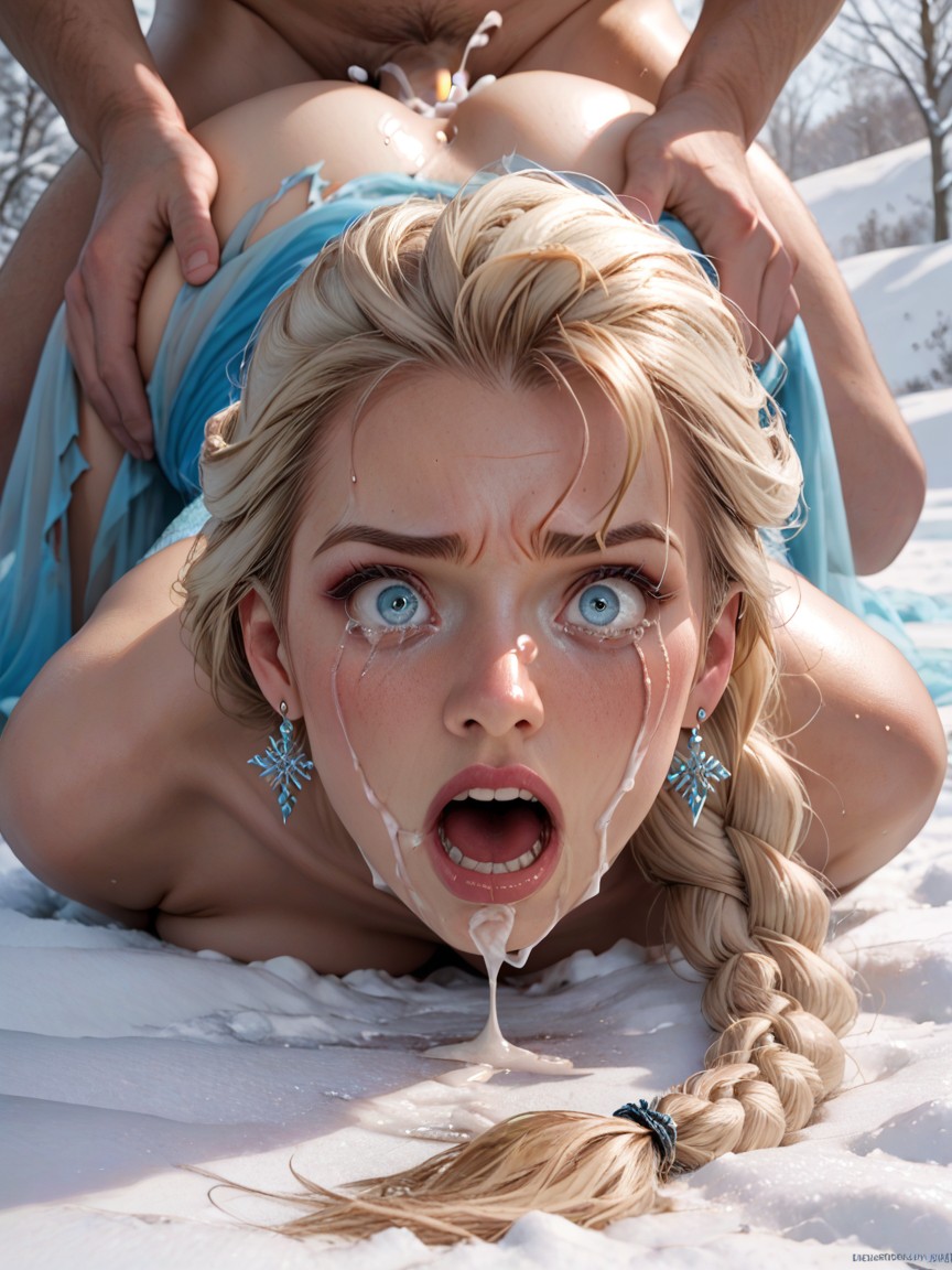 Skinny, Yelling, Detailed Teeth Hentai AI Porn