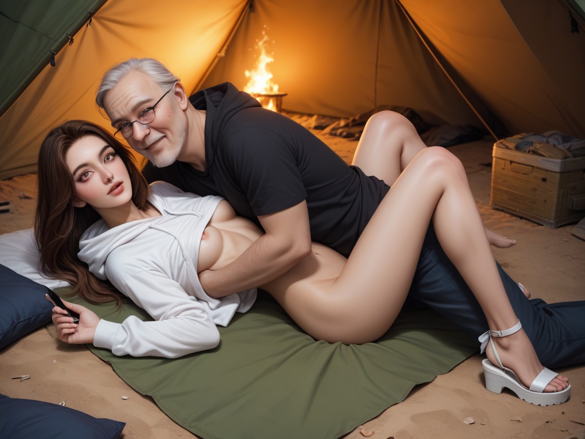 Face Up, Spooning Vaginal Sex, Leg Lock AI Porn