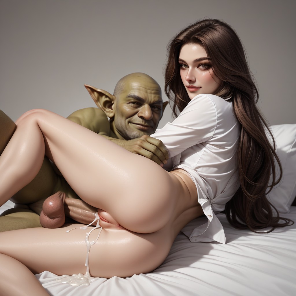 Long Legs, Huge Balls, Ugly Green Goblin AI Porn