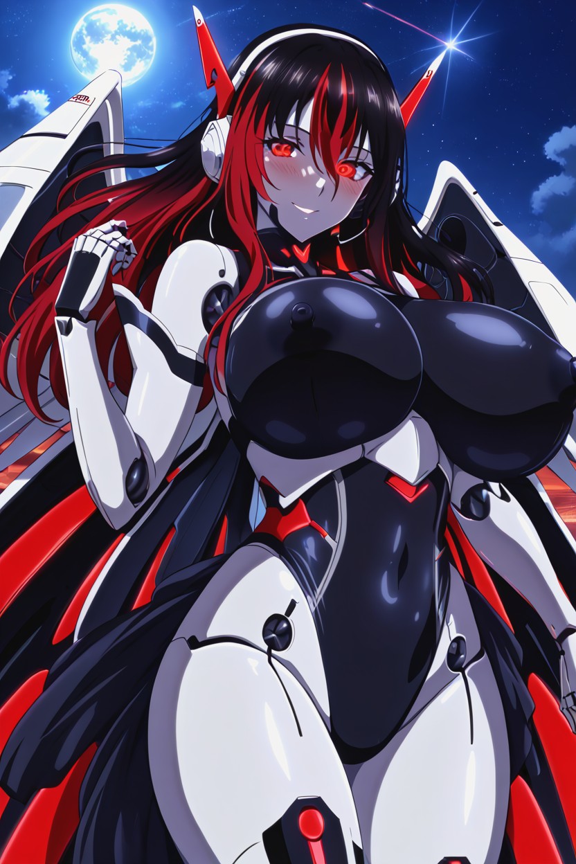 Sky, Glowing Eyes, Horny Hentai AI Porn