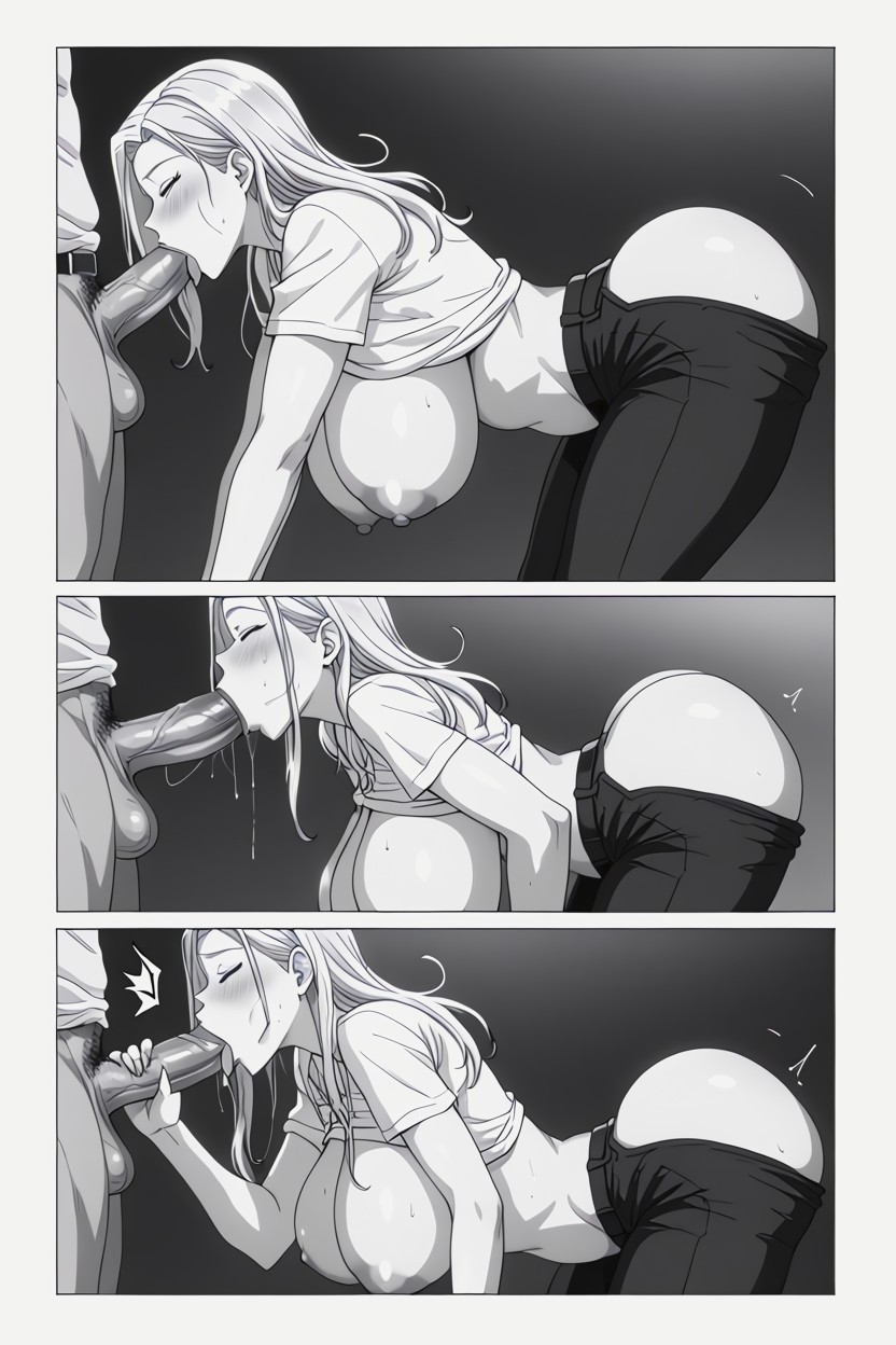 Giant Hangers, Breast Expansion, Comic Panels AI Porn