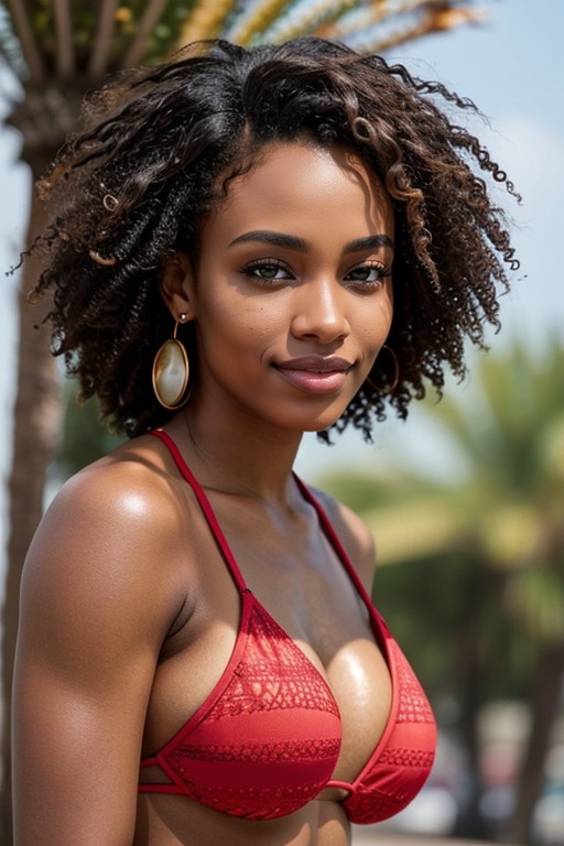 Light Skin African, Fit, Hungry For White Dick AI Porn