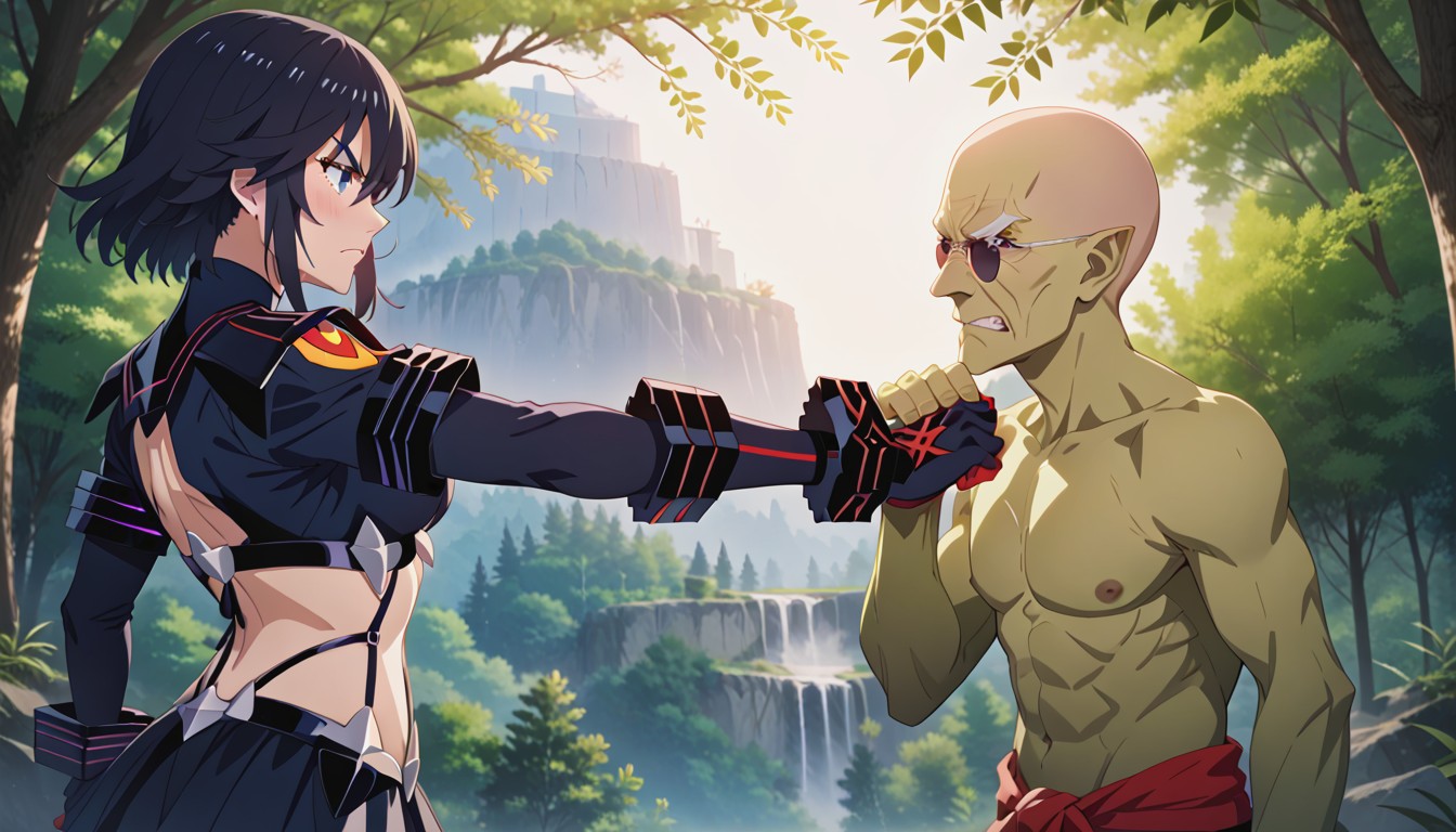Skinny, Red Sword, Bigger Female Hentai AI Porn