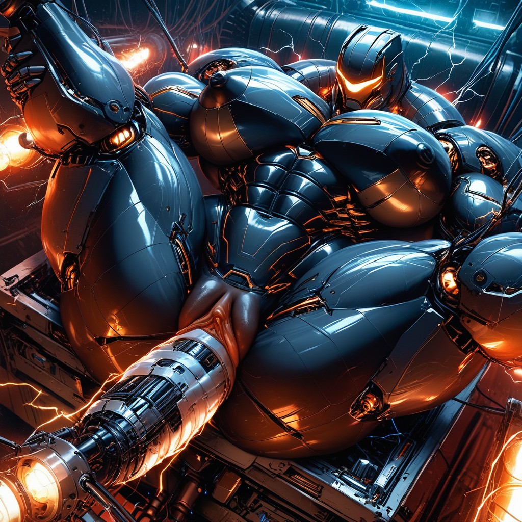 Huge Machine Cock, Huge Clit, Gigantic Armor AI Porn