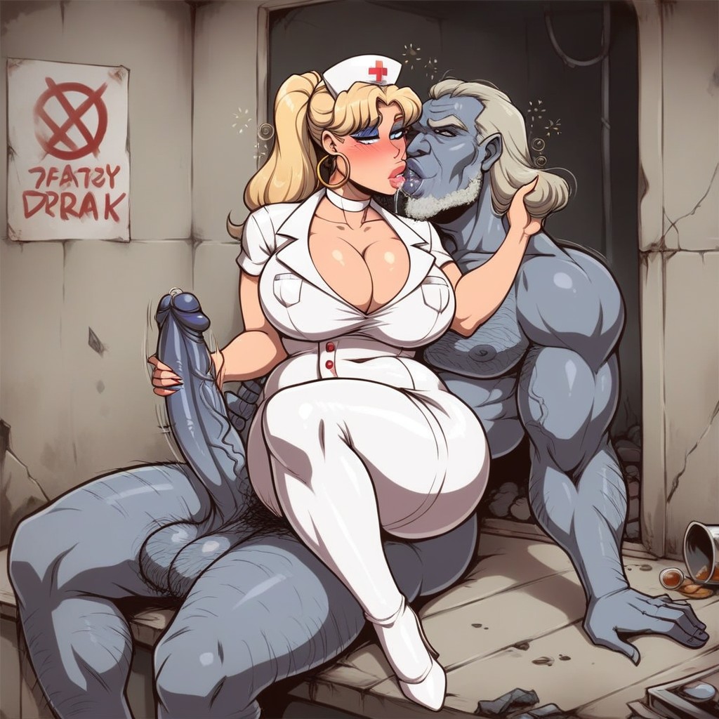 Thrash, Wasteland, Plump Lips AI Porn