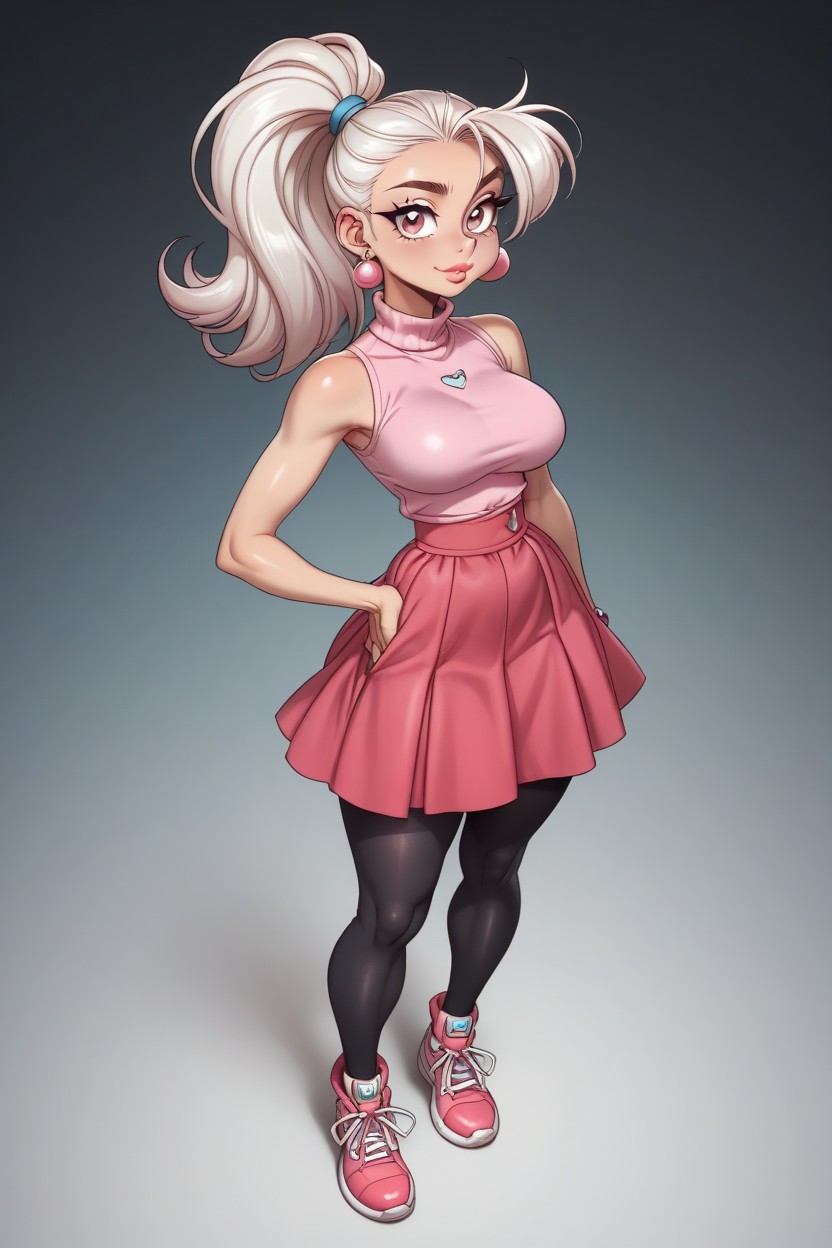 Strongbana Artstyle, Eyebrows, Horny AI Porn