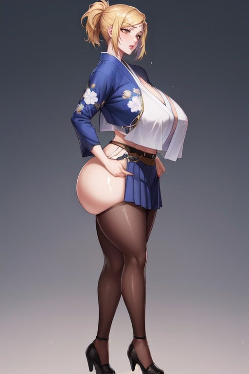 Body Stockings, Married Womans Sexy Butt, Focus On Big Butt Hentai AI Porn
