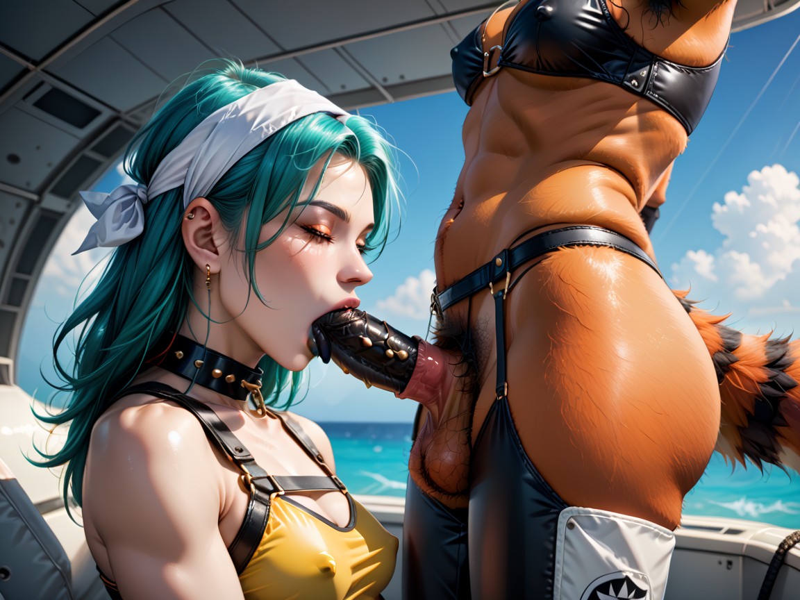 Trust, Dive Suit, Groping Furry AI Porn