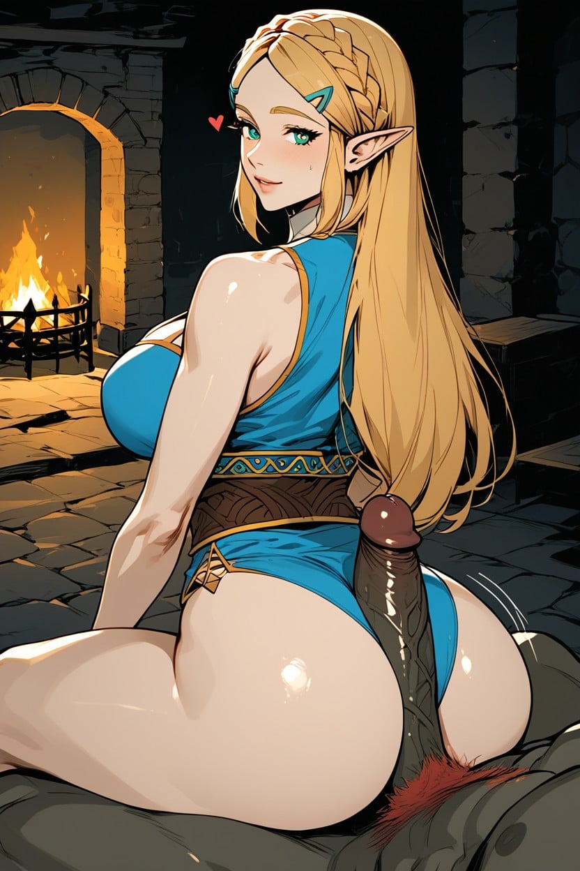 Sitting On Dick, Love Hearts, Backlit Hentai AI Porn