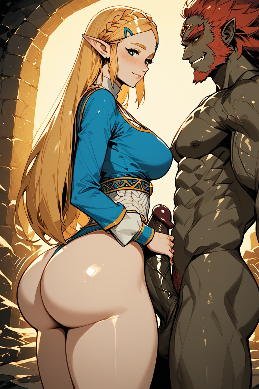 Full Color, Veiny Penis, Backlit Hentai AI Porn