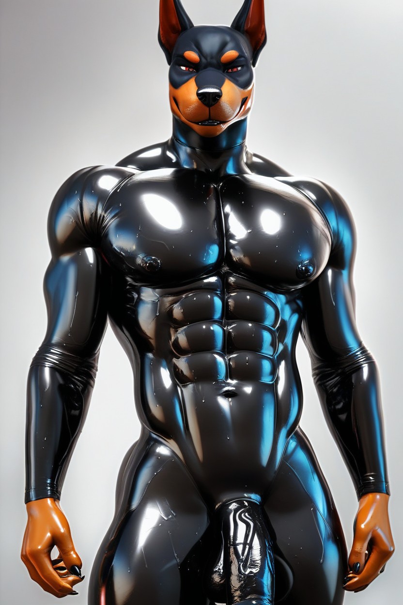 Massage, Oiled Skin, Gay Furry AI Porn