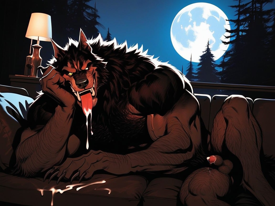 Broad Shoulders, Medium Sized Dangling Hairy Nutsack, Nuit Porno IA Gay