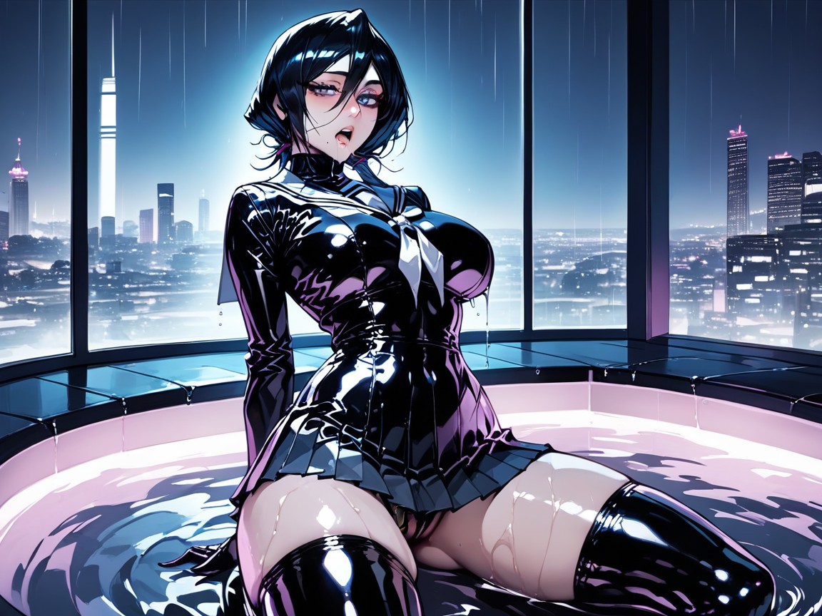 Intense Squirting, 25+, Blushing Hentai AI Porn