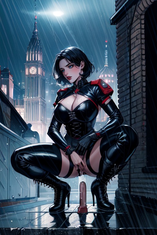 Heavy Rain, Very Short Hair, Vampire AI Porn