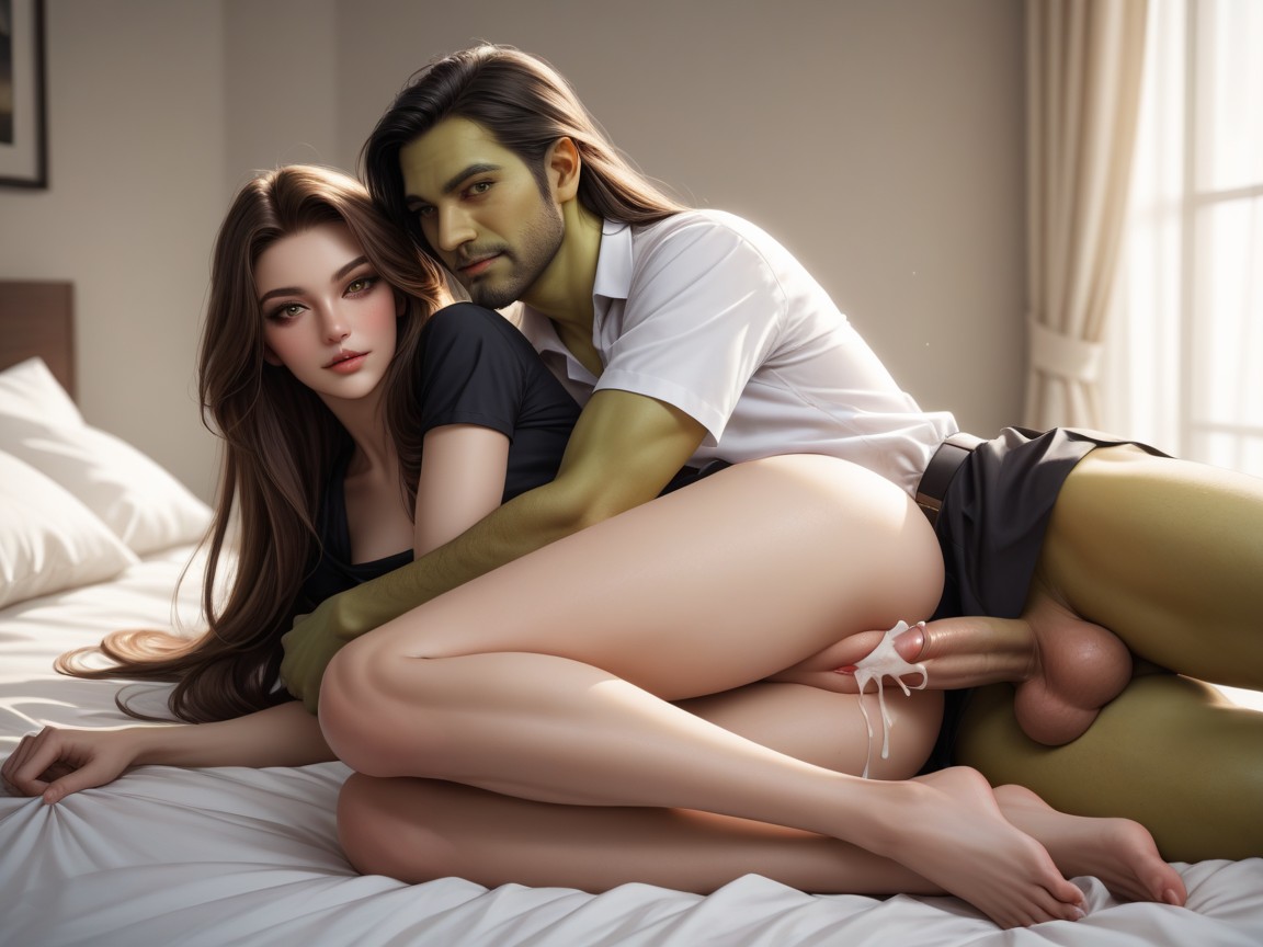 During Sex, Close Up, Beautiful Female AI Porn