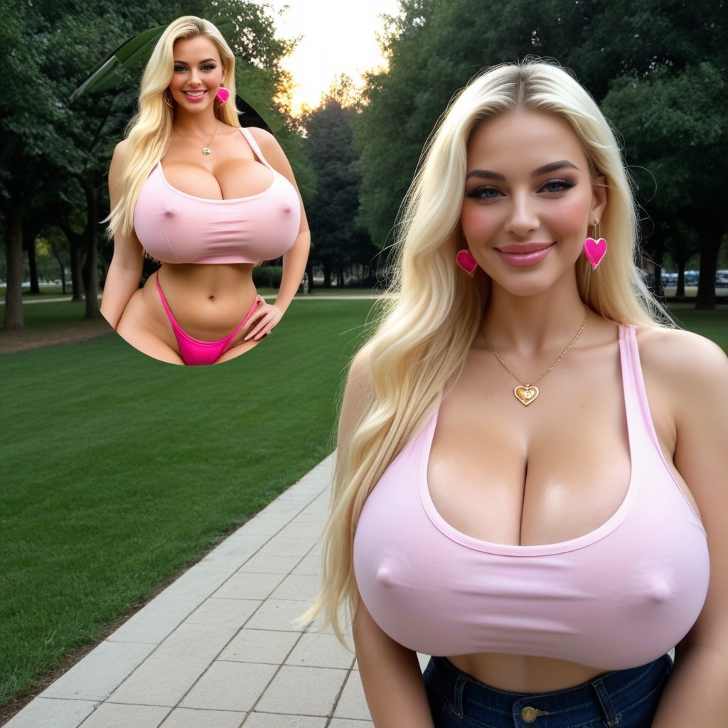 18+, Puffy Cameltoe, Pale Pink Nipples AI Porn