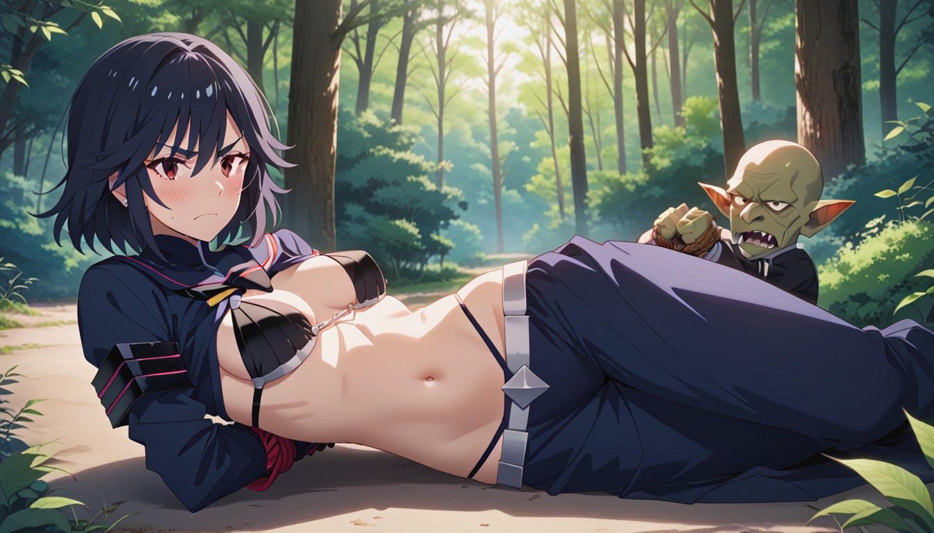 Forest, Male Goblin Sitting Above A Female, 25+ Hentai AI Porn
