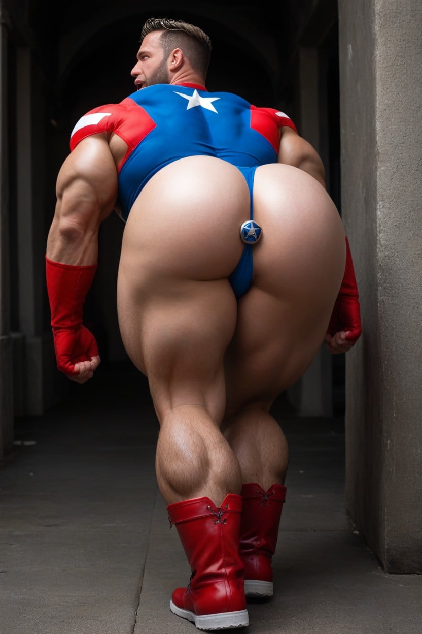 Superhero, Huge, Humiliated AI Gay Porn