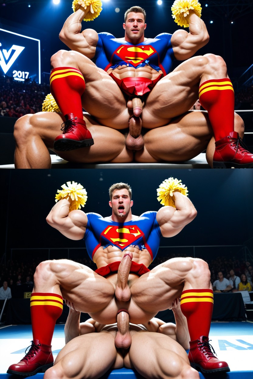 Drunk, Downward Position, On Stage AI Gay Porn