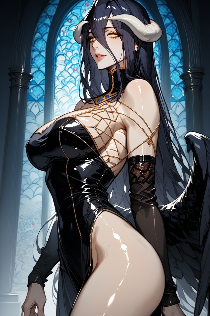 Dark Room, Provocative, Black Separate Sleeves Hentai AI Porn