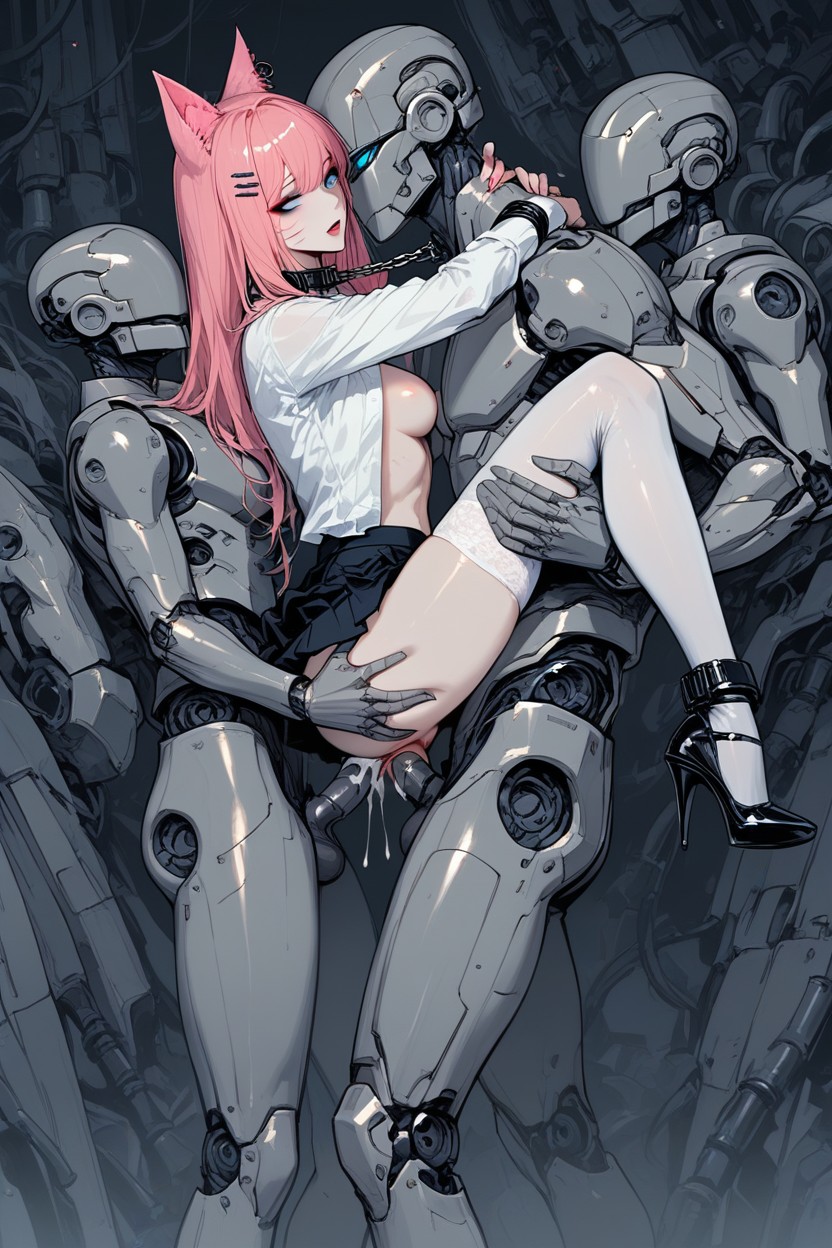 Arms Restrained By Steel, Anal Sex, Carry Sex Hentai AI Porn