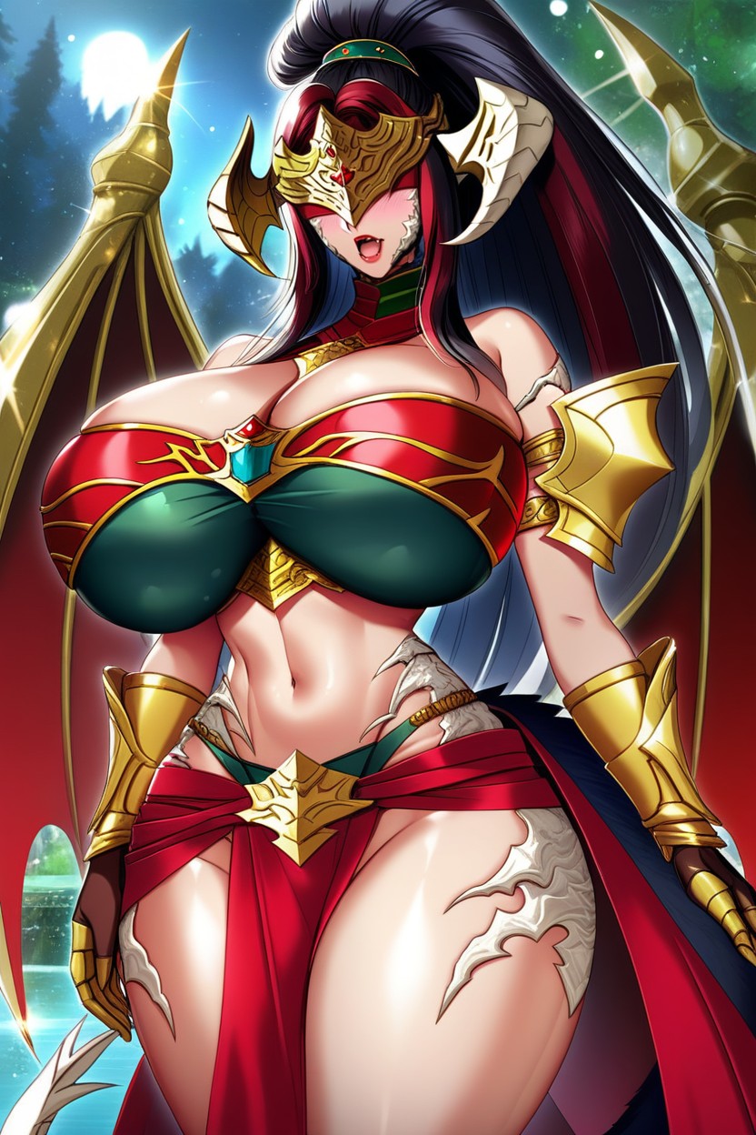 "urbosa From Zelda Series", Gold Grieves, Hourglass Furry AI Porn