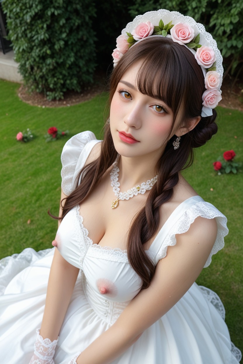 Hard Lighting, Blushed Face, Five Fingers Porno IA Asiatique