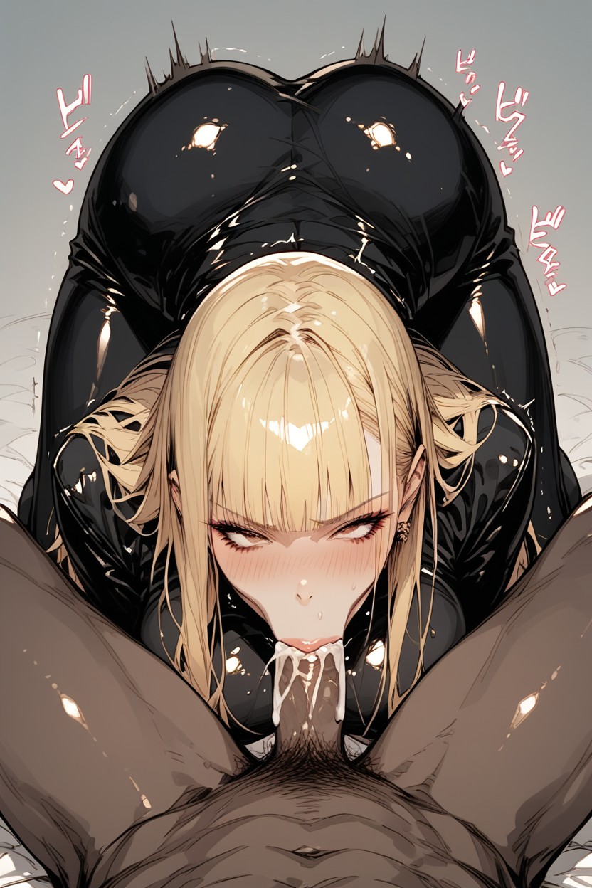 Black Catsuit, Pleading, Perfect Proportions Hentai AI Porn