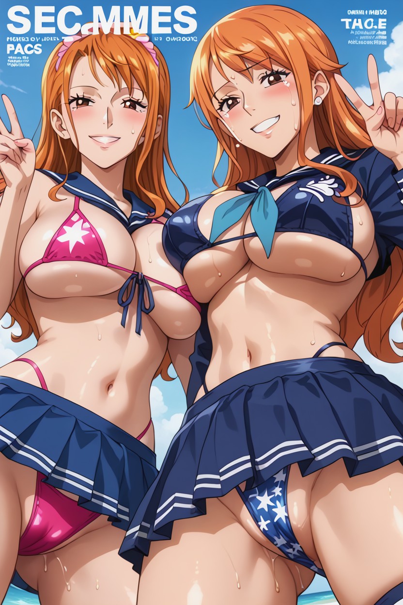 Huge Elastic Breast, Horny, Ultra Detailed Face Hentai AI Porn
