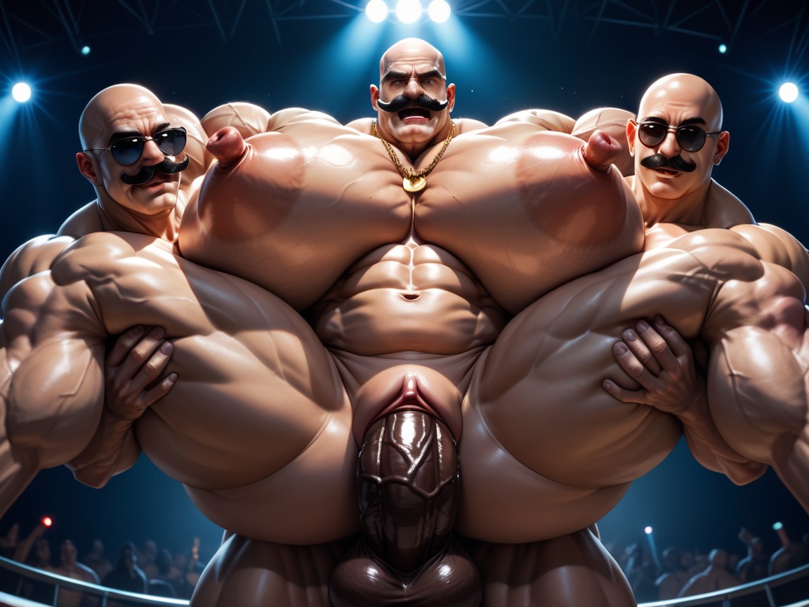 Collier, Massive Muscles, Full Nelson Porno IA Gay