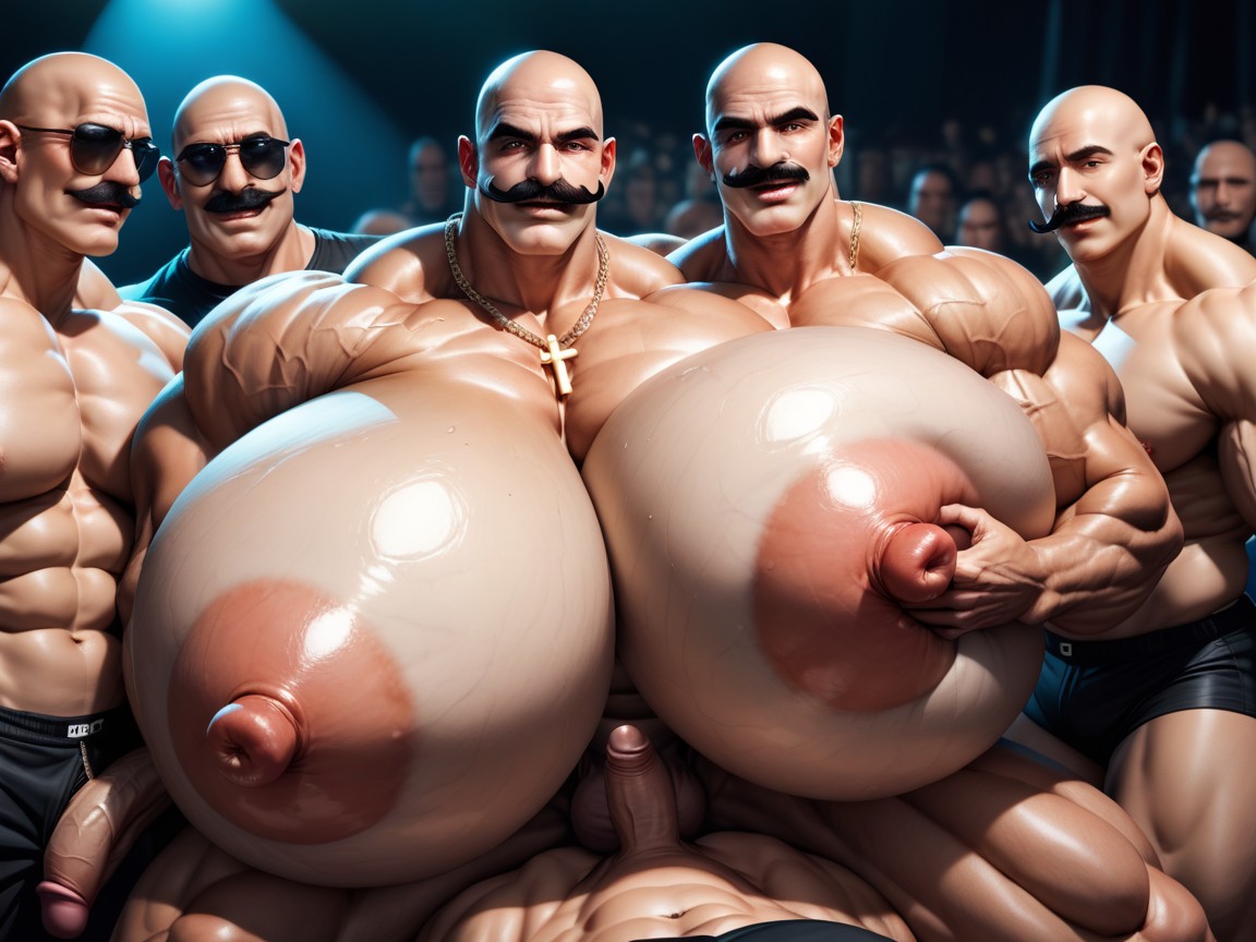 Thick Thighs, Small, Hyper Breasts AI Gay Porn
